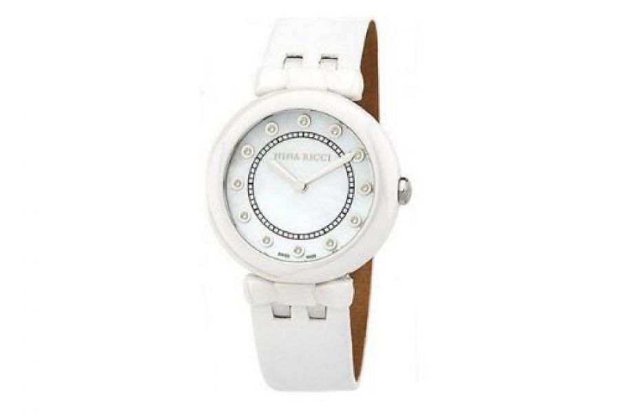Nina Ricci - Analog White Dial White Band Ladies Watch